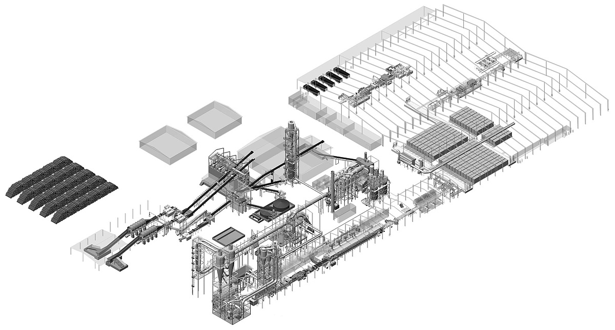 Siempelkamp Gesamtanlagenkompetenz für MDF-Holzplattenproduktion