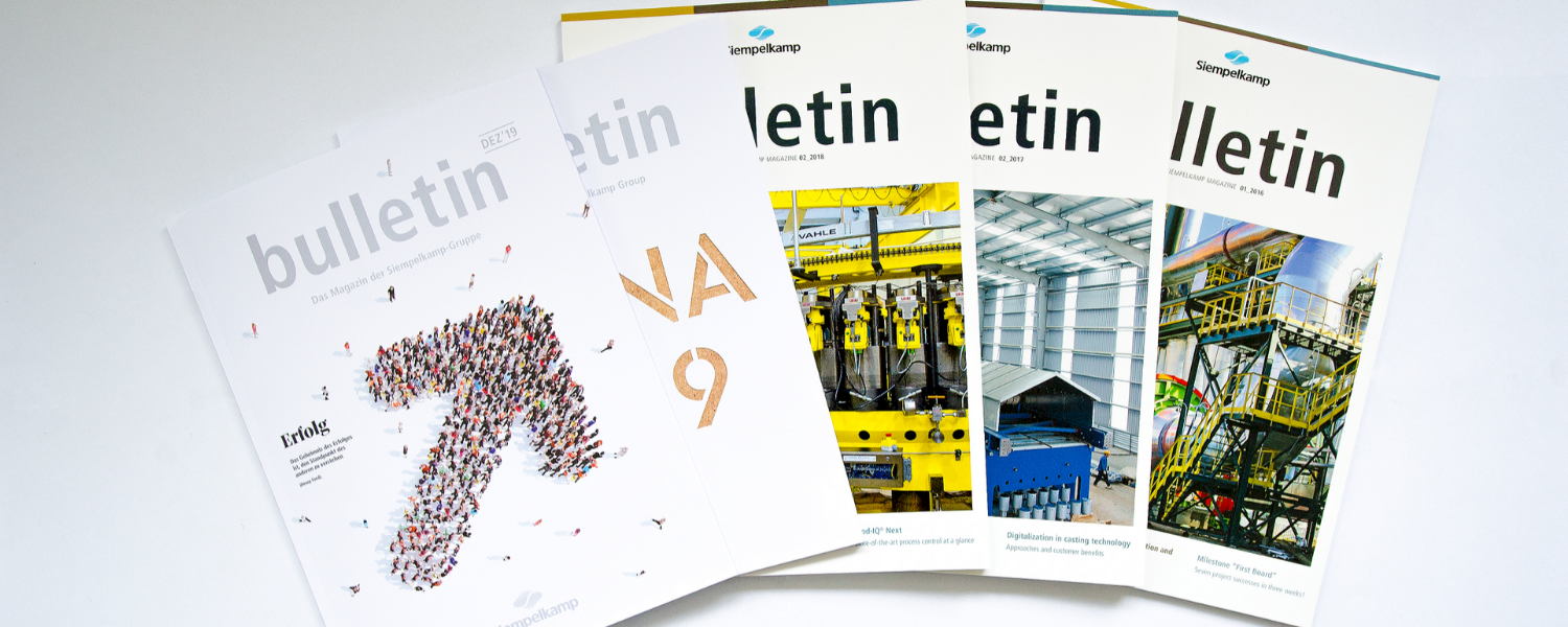 Siempelkamp customer magazine